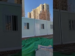 The temporary factory building of the blue color steel plate house has been completed